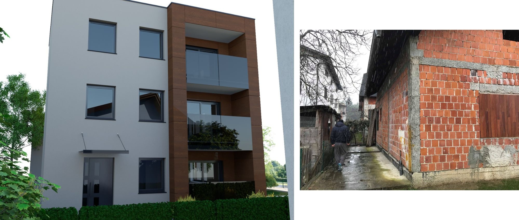 Rekonstrukcija nezavršene prizemnice - dogradnja dvije etaže 