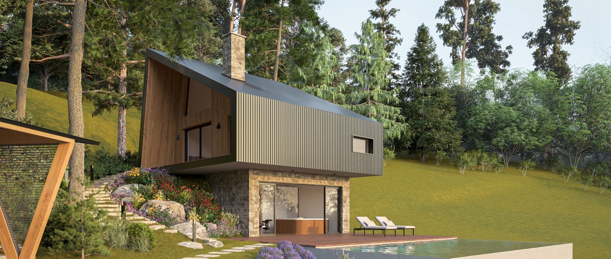 Wellness retreat s pogledom