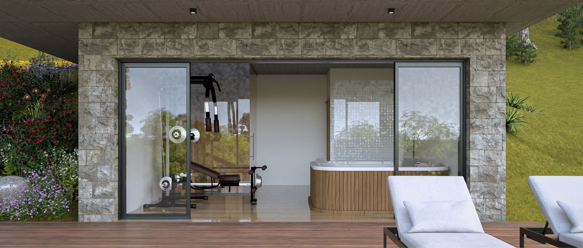 Wellness retreat s pogledom