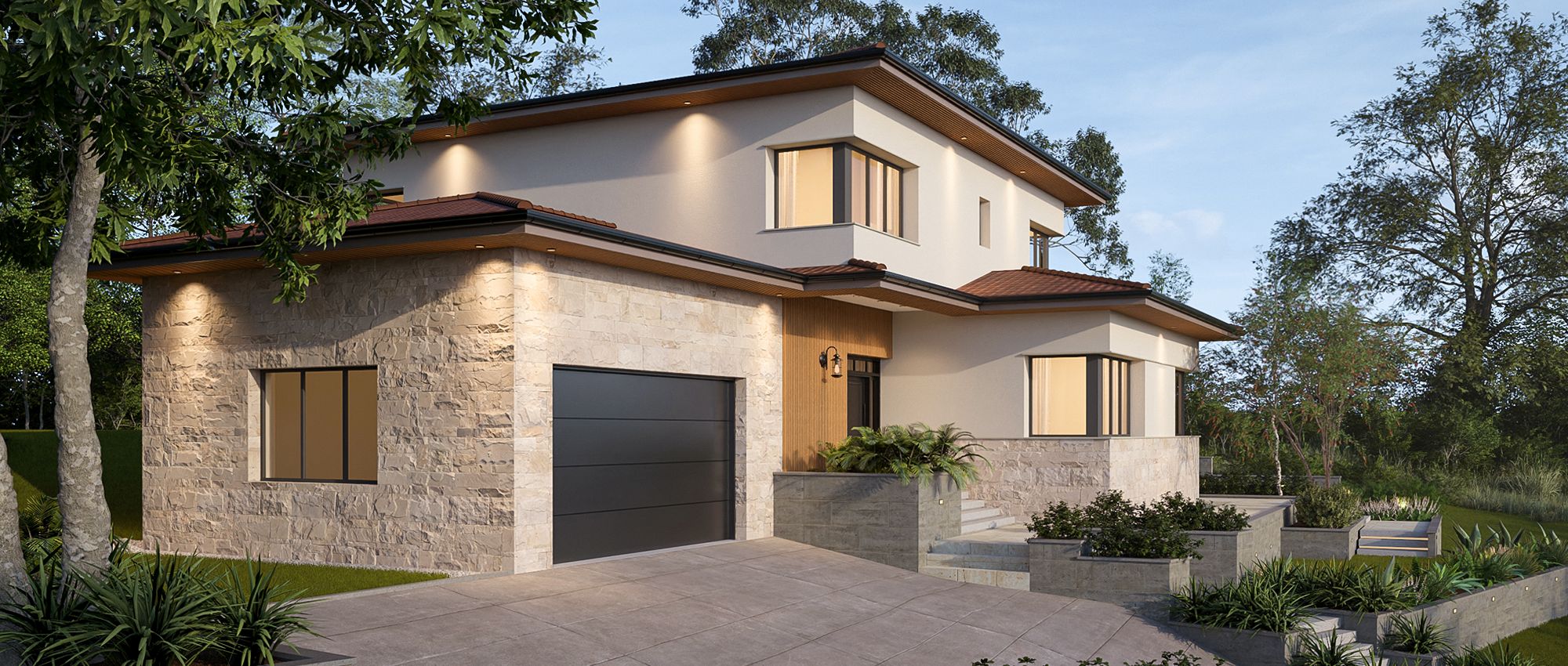 Obiteljska kuća u zelenom okruženju – suvremena interpretacija mediteranskog duha